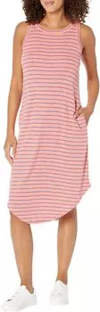 Полосатое платье-майка NIC+ZOE, цвет Orange Multi