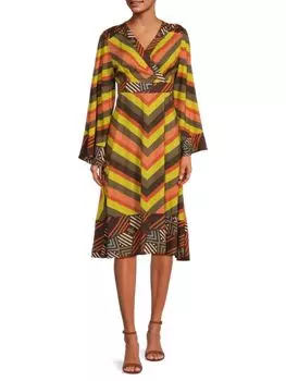 Полосатое платье миди Jolie Truth, цвет Racer Stripes