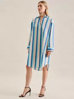 Полосатое платье Seidensticker, бирюзовый