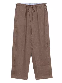 Полосатые брюки Alysi, коричневый