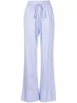 Полосатые брюки из коллаборации с Isabella Fiorentino Gloria Coelho, синий