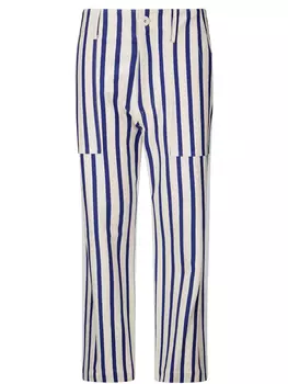 Полосатые брюки Jejia, белый