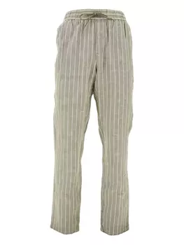 Полосатые брюки Les Deux, зеленый