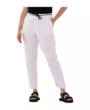 Полосатые брюки мода 10Days, бежевый