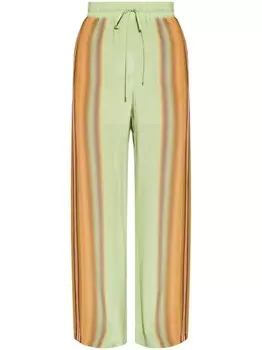 Полосатые брюки Paul Smith, зеленый