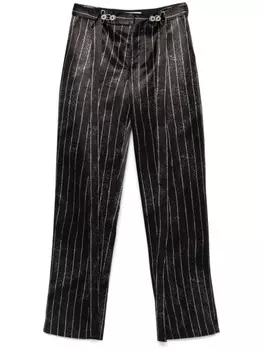 Полосатые брюки Жан-Поль Готье Jean Paul Gaultier, черный