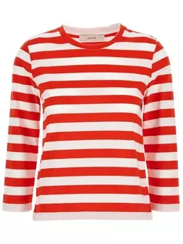 Полосатые длинные рукава Jucca approved, красный