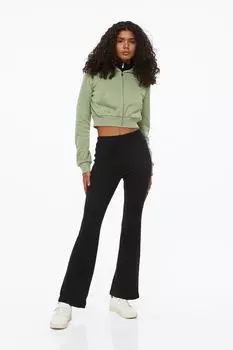 Полосатые джазовые брюки H&amp;M, черный