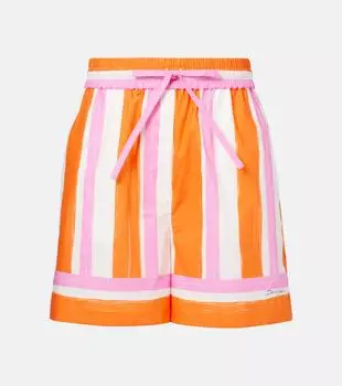 Полосатые хлопковые шорты Dolce&Gabbana, разноцветный