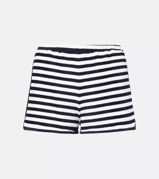 Полосатые махровые шорты Jade Swim, Navy Stripe