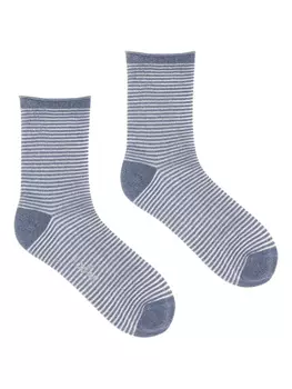 Полосатые носки Hogan, синий