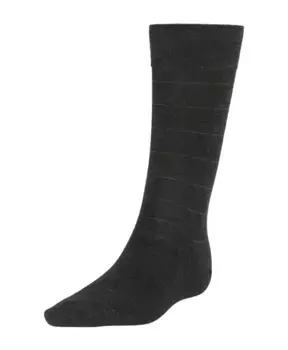 Полосатые носки из органического хлопка Boggi Milano, серый