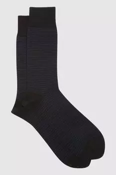 Полосатые носки Марио Reiss, черный