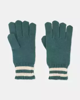 Полосатые перчатки для мальчика Kids El Corte Ingls, цвет 520 Kaki