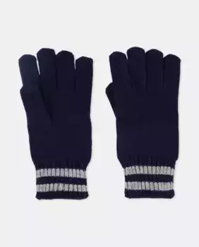 Полосатые перчатки для мальчика Kids El Corte Ingls, цвет Azul Tinta
