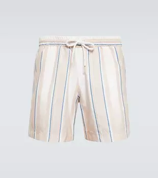 Полосатые плавки Commas, бежевый