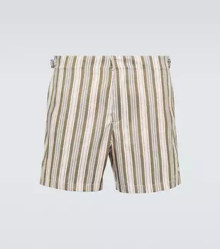 Полосатые плавки Kito Loro Piana, разноцветный