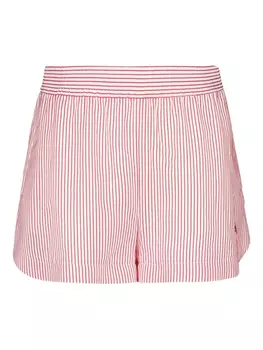 Полосатые шелковые шорты Stella McCartney, розовый