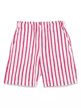 Полосатые шорты Douuod Kids, красный