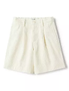 Полосатые шорты Il Gufo, белый