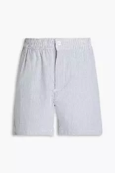 Полосатые шорты из хлопчатобумажной ткани ONIA, нави