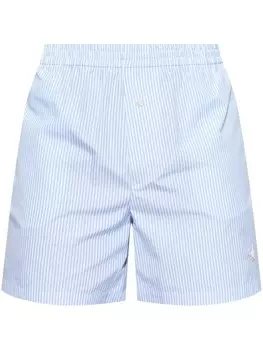 Полосатые шорты Moschino, синий
