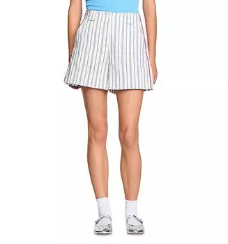 Полосатые шорты Sandro, синий