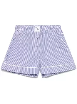 Полосатые шорты Vivetta, синий