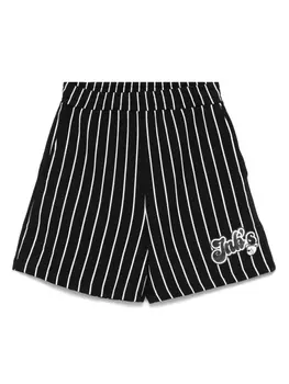 Полосатые спортивные шорты INBETWEENERS, черный