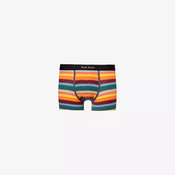 Полосатые трусы-стрейч из органического хлопка Paul Smith, мультиколор