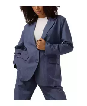 Полосатый блейзер Elody Ydence, синий