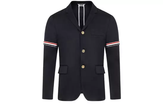 Полосатый блейзер Rwb THOM BROWNE, Marine Blue