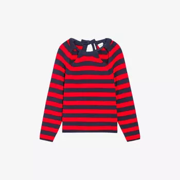 Полосатый джемпер из смесового хлопка Claudie Pierlot, цвет divers