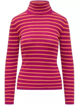 Полосатый джемпер Jucca approved, розовый