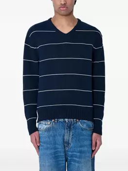 Полосатый джемпер NOAH NY, синий