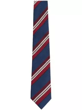 Полосатый галстук Valentino Garavani, синий