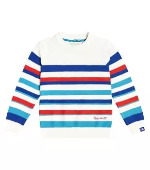 Полосатый хлопковый свитер Scotch & Soda, мультиколор