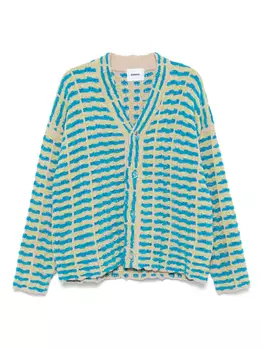 Полосатый кардиган Bonsai, синий
