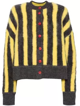 Полосатый кардиган Enfld, серый