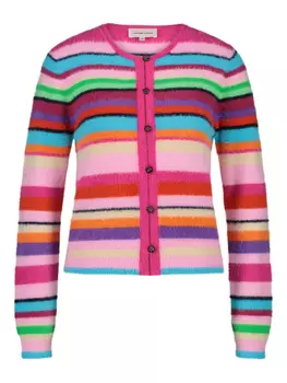 Полосатый кардиган Fabienne Chapot, розовый