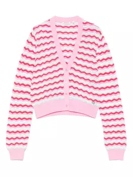 Полосатый кардиган guess kids, розовый