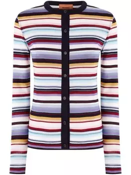 Полосатый кардиган Missoni, синий