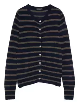 Полосатый кардиган на пуговицах Aragona, синий