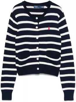 Полосатый кардиган Polo Ralph Lauren, синий