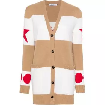 Полосатый кардиган с мотивом Max Mara Valido 1951 года MaxMara, светло-коричневый