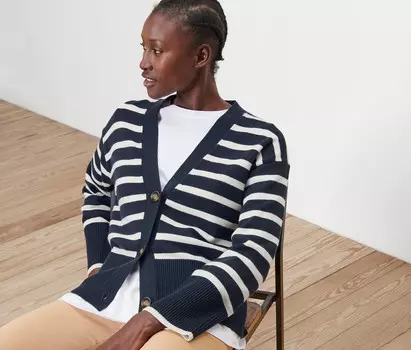 Полосатый кардиган Tchibo