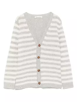 Полосатый кардиган Zhoe & Tobiah, нейтральный