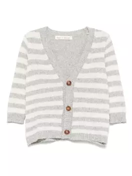 Полосатый кардиган Zhoe & Tobiah, серый
