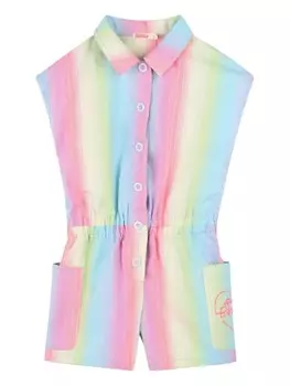 Полосатый комбинезон Billieblush, розовый