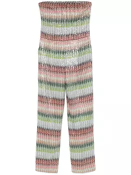 Полосатый комбинезон Missoni, зеленый